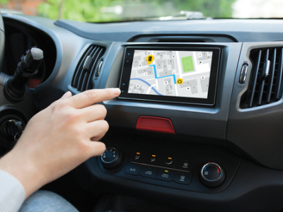 car touch screen navigation