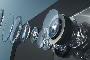 exploded optical lens smartphone camera